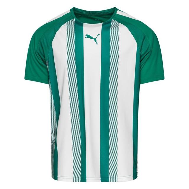 PUMA Playershirt Teamliga - Pepper Green/white, size X-Large on Productcaster.