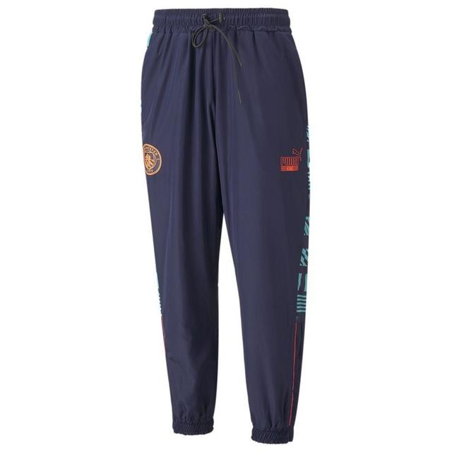 Manchester City Track Pants Ftblheritage - Peacoat/scuba Blue - , size X-Small on Productcaster.