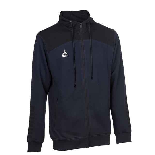 Select Hoodie Oxford - Navy/black, size Medium on Productcaster.