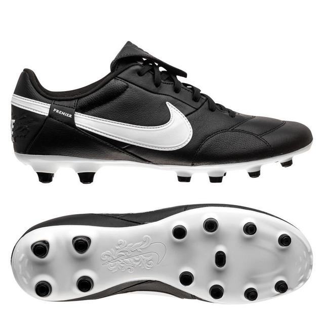 Nike Premier Iii Fg - Black/white, size 37½ on Productcaster.