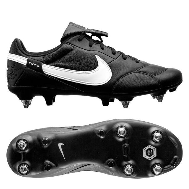 Nike Premier III SG-PRO Anti-Clog - Schwarz/Weiß - Soft Ground (SG), Größe 40½ on Productcaster.