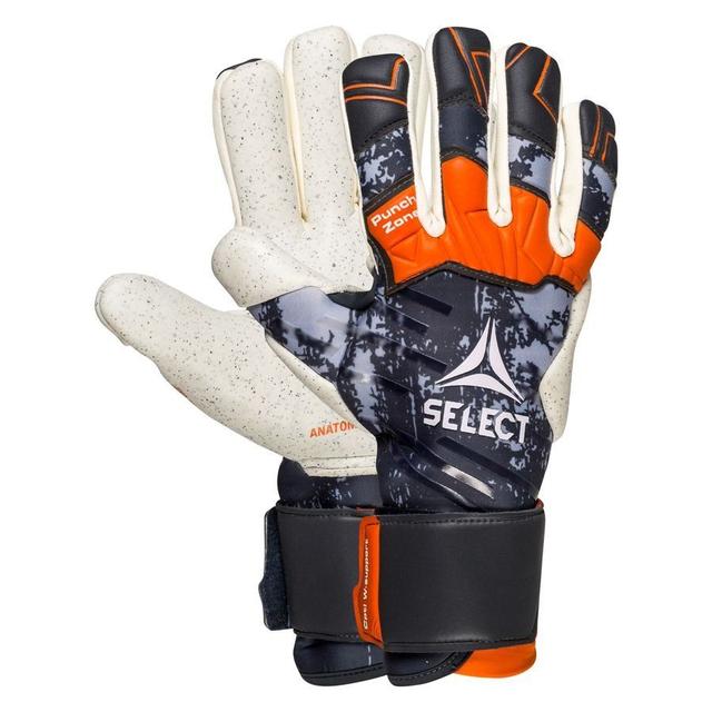 Select Goalkeeper Gloves 88 Pro Grip V22 - Grey/orange, size 7 on Productcaster.