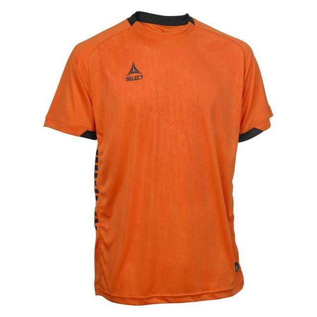 Select Playershirt Spain - Orange/black, size Small on Productcaster.