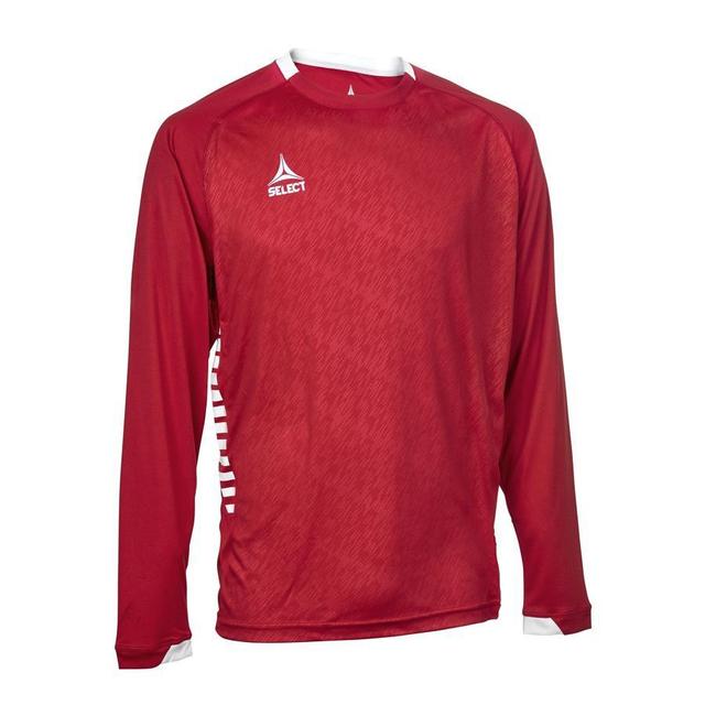 Select Voetbalshirt Spanje - Rood Lange Mouwen Kids, maat 10 years on Productcaster.