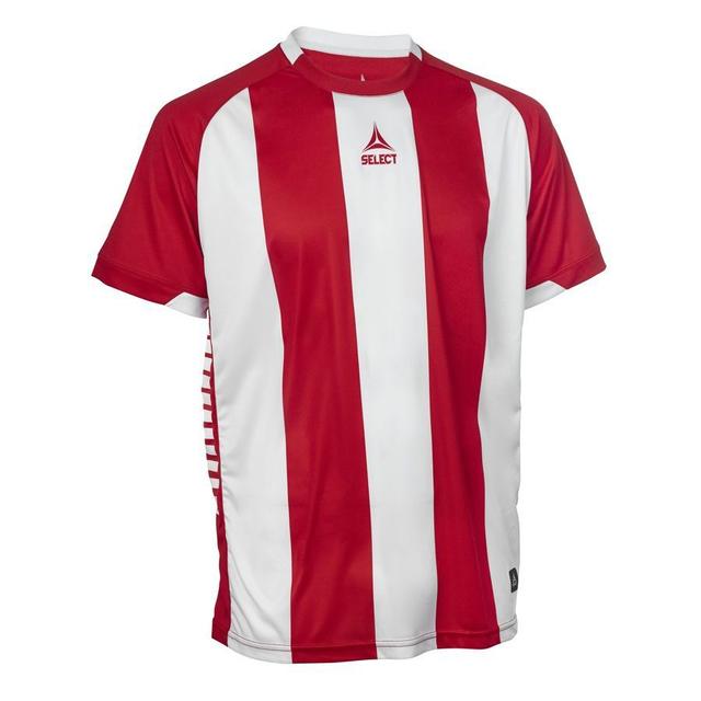 Select Playershirt Spain Striped - Red/white Kids, size 8 years on Productcaster.