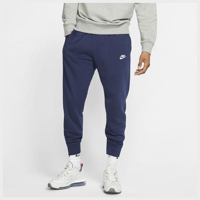 Nike Sportswear Club Men's Joggers MIDNIGHT NAVY/MIDNIGHT NAVY/WHITE, størrelse X-Large on Productcaster.