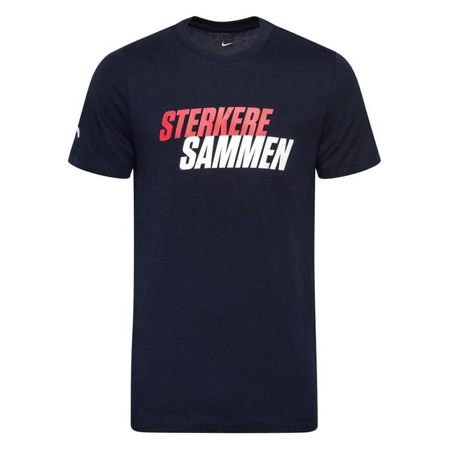 Norway T-shirt Sterkere Sammen - Navy - , size Medium on Productcaster.