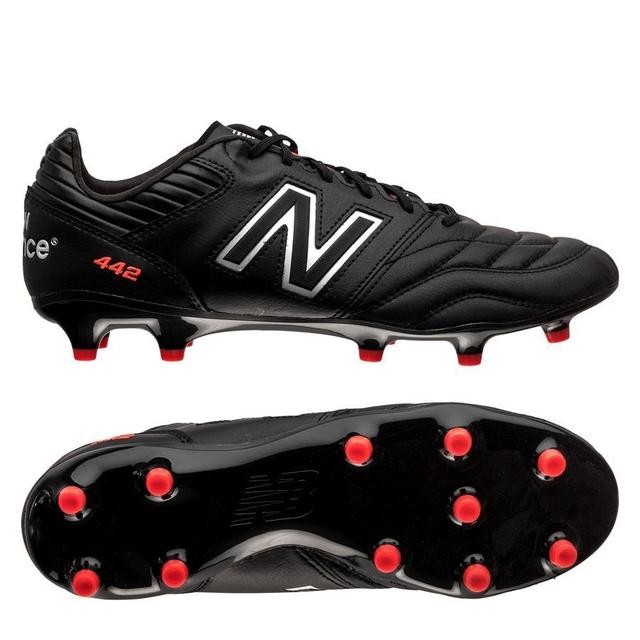 New Balance 442 2.0 Pro Fg - Black/red, size 37 on Productcaster.