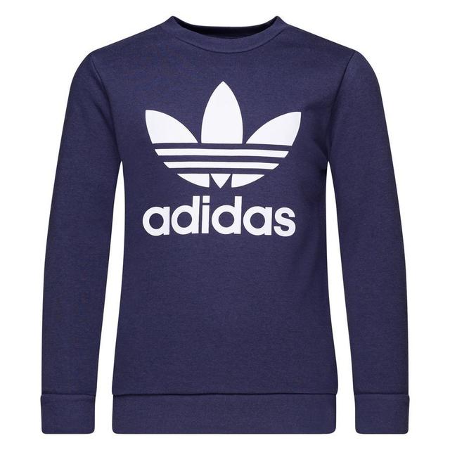 adidas Originals Sweatshirt Crewneck Adicolor Classics Trefoil - Shadow Navy/white Kids, size 164 cm on Productcaster.