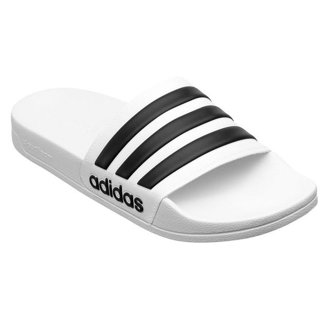 adidas Slide Adilette Shower - Footwear White/core Black, size 37 on Productcaster.