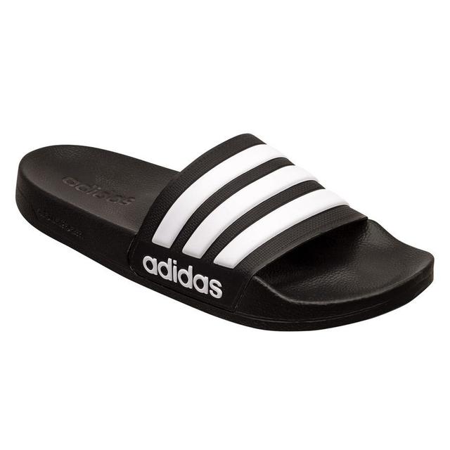 adidas Slide Adilette Shower - Core Black/footwear White, size 44½ on Productcaster.