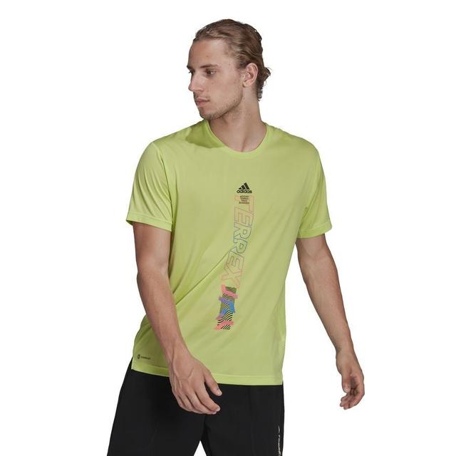 adidas Running T-shirt Terrex Agravic - Pulse Lime, size Small on Productcaster.