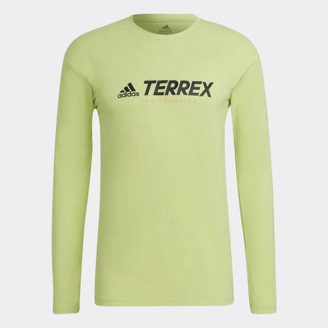 adidas Running Shirt Terrex Primeblue Trail - Pulse Lime, size Large on Productcaster.