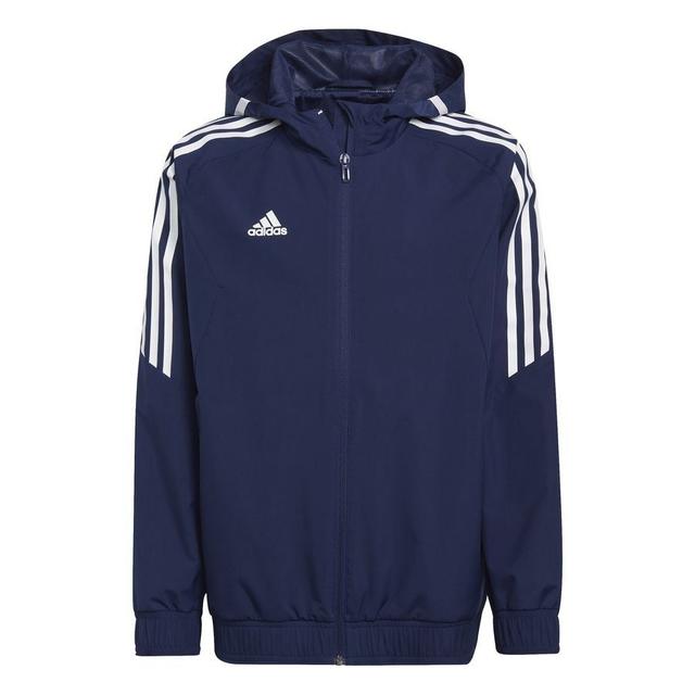 adidas All Weather Jacket Condivo 22 - Navy/white Kids, size 164 cm on Productcaster.