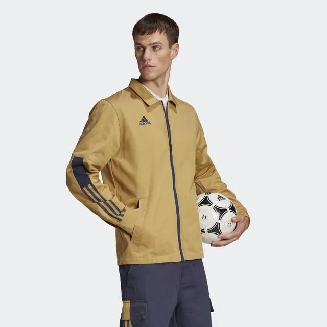 adidas Jacket Tiro - Beige, size X-Small on Productcaster.