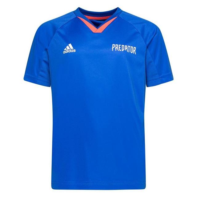 adidas Trænings T-Shirt Predator - Blå/Rød/Hvid Børn, størrelse 140 cm on Productcaster.