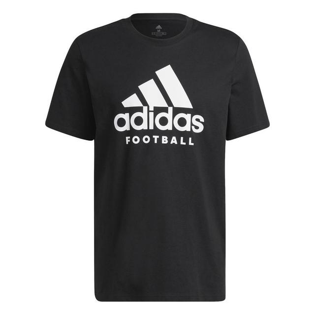 adidas T-shirt Fodbold - Sort/hvid, størrelse X-Small on Productcaster.