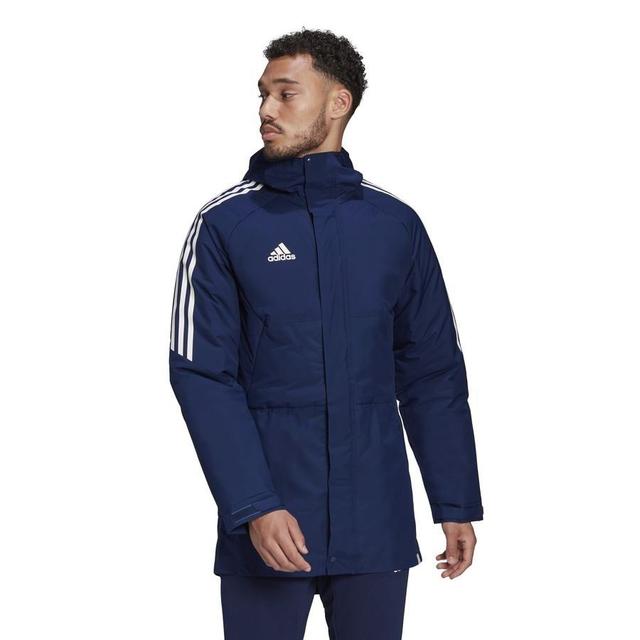 adidas Jacket Condivo 22 Stadium Parka - Team Navy/white, size Large on Productcaster.