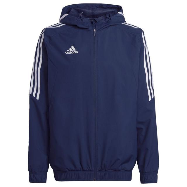 adidas All Weather Jacket Condivo 22 - Navy/white, size Small on Productcaster.