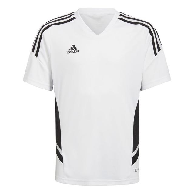 adidas Training T-shirt Condivo 22 - White/black Kids, size 152 cm on Productcaster.