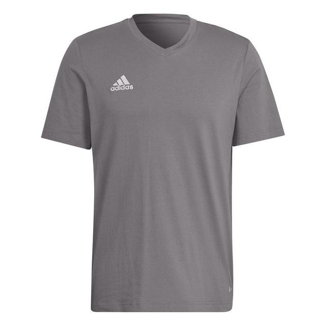 adidas Training T-shirt Entrada 22 - Team Grey Four/white, size Small on Productcaster.