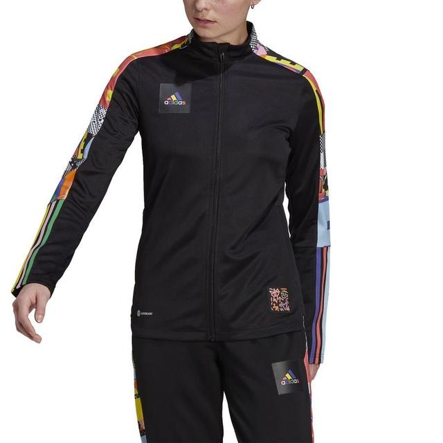 adidas Track Jacket Tiro Pride - Black/multicolor, size X-Small on Productcaster.