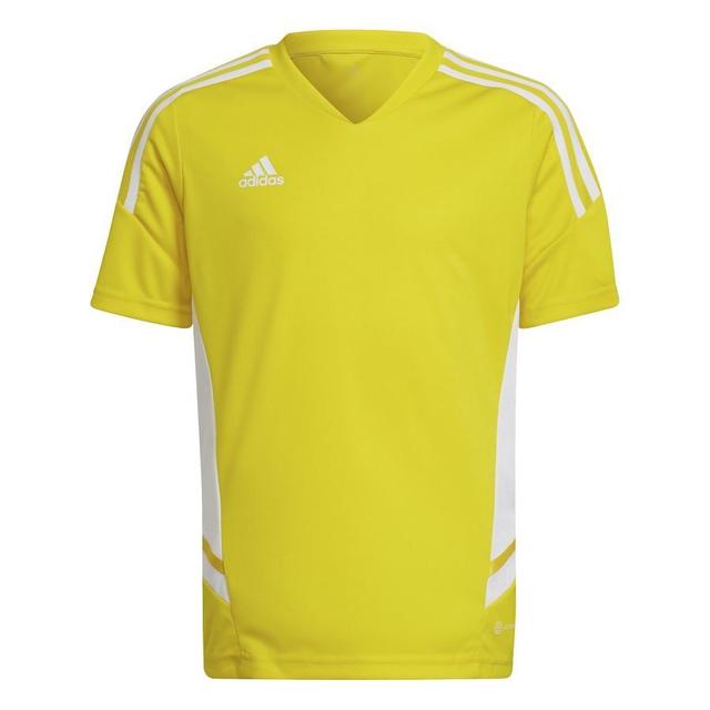 adidas Training T-shirt Condivo 22 - Team Yellow/white Kids, size 164 cm on Productcaster.