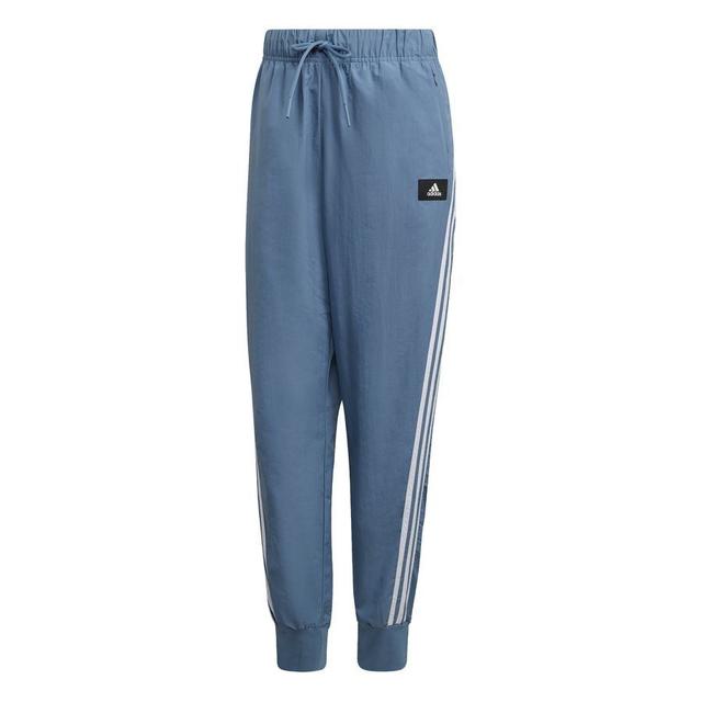 adidas Training Trousers Future Icons Woven - Altered Blue/white Women, size Large on Productcaster.