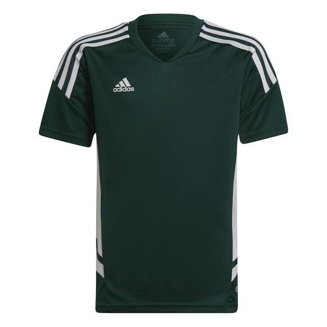 adidas Training T-shirt Condivo 22 - Dark Green/white Kids, size 116 cm on Productcaster.