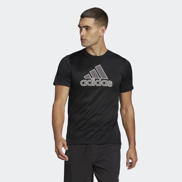 adidas Training T-shirt - Black, size XX-Large on Productcaster.