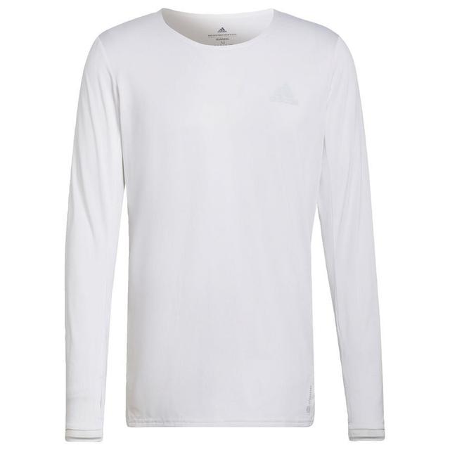 adidas T-shirt Long Sleeves Fast - White, size X-Large on Productcaster.