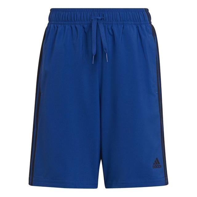 adidas Shorts 3-stripes Woven - Royal Blue/legend Ink Kids, size 116 cm on Productcaster.