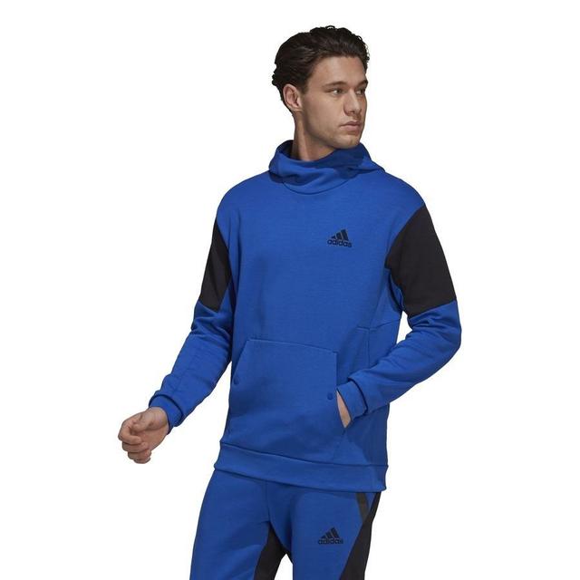 adidas Hoodie Designed For Gameday - Royal Blue, size Small on Productcaster.