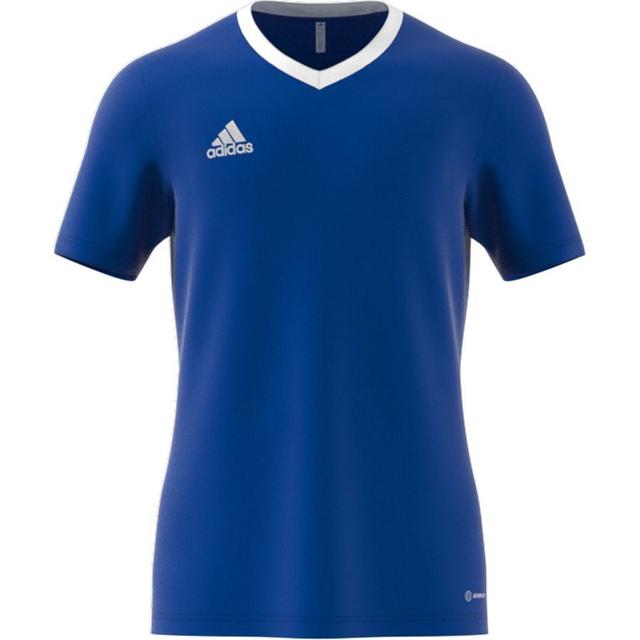 adidas Training T-shirt Entrada 22 - Royal Blue/white, size Large on Productcaster.