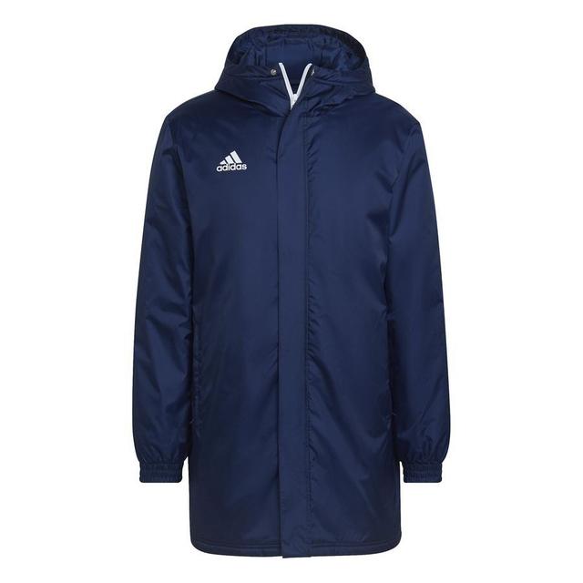 adidas Stadium Jacket Entrada 22 - Navy/white, size Medium on Productcaster.