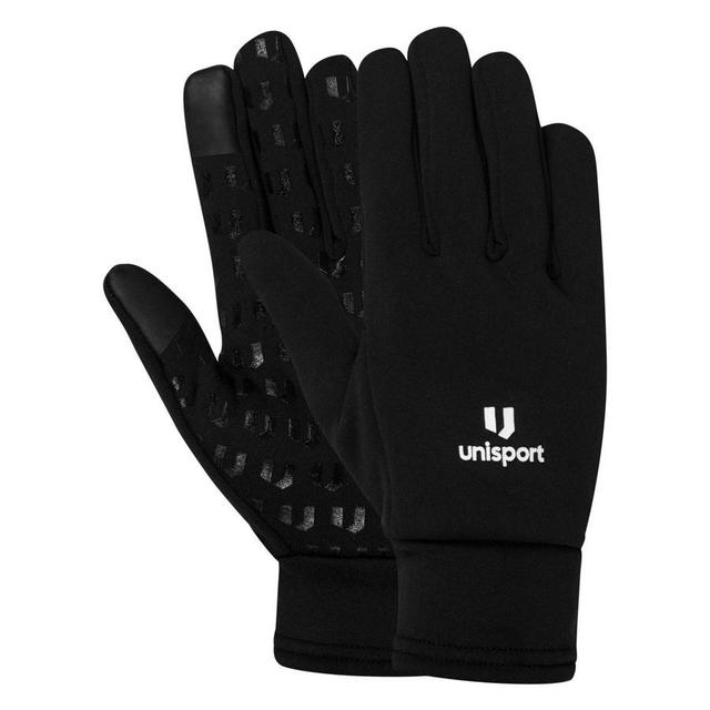 Unisport Player Gloves Warm - Black, size Small on Productcaster.