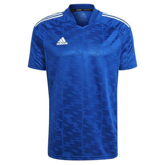 adidas Training T-shirt Condivo 21 - Blue/white, size Large on Productcaster.