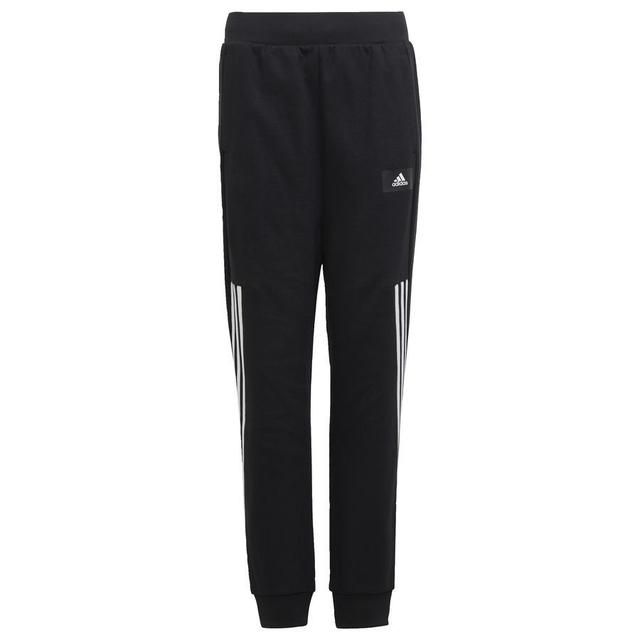 adidas Training Trousers Future Icons 3-stripes Tapered - Black/white Kids, size 116 cm on Productcaster.