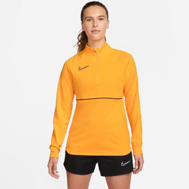 Nike Trainingsshirt Dri-fit Academy 21 Drill Top - Orange/schwarz Damen, Größe Small on Productcaster.