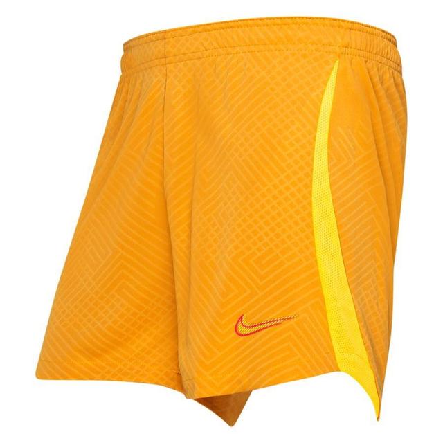 Nike Training Shorts Dri-fit Strike - Light Curry/laser Orange/siren Red Woman, size Large on Productcaster.