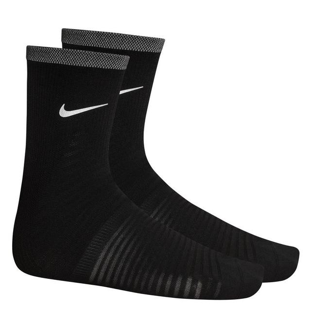 Nike Running Socks Spark Lightweight - Black/reflect Silver, size 38½ on Productcaster.