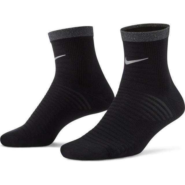 Nike Running Socks Spark Lightweight Ankle - Black/reflect Silver, size 41 on Productcaster.