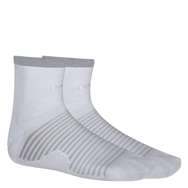 Nike Running Socks Spark Lightweight Ankle - White/reflect Silver, size 46 on Productcaster.