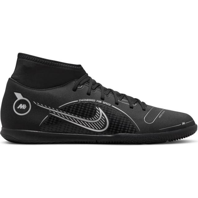 Nike Mercurial Superfly 8 Club Ic Shadow - Black/metallic Silver/medium Ash, size 44½ on Productcaster.