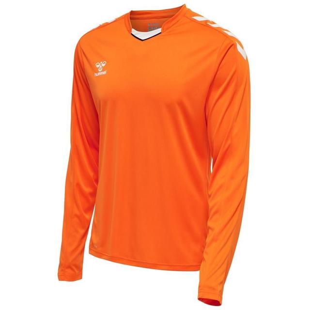 Hummel Playershirt Core L/s - Orange, size Medium on Productcaster.