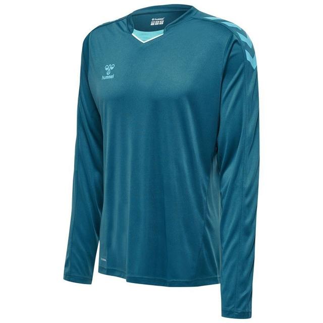 Hummel Playershirt Core L/s - Blue Coral, size Medium on Productcaster.