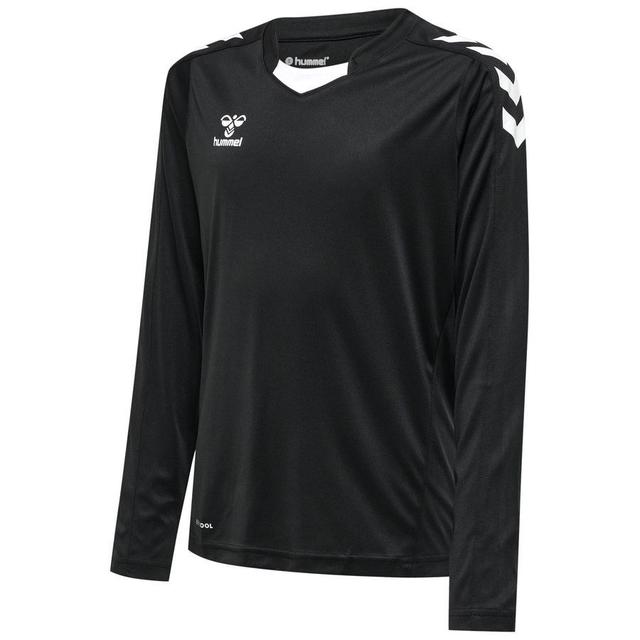 Hummel Playershirt Core L/s - Black Kids, size 128 cm on Productcaster.