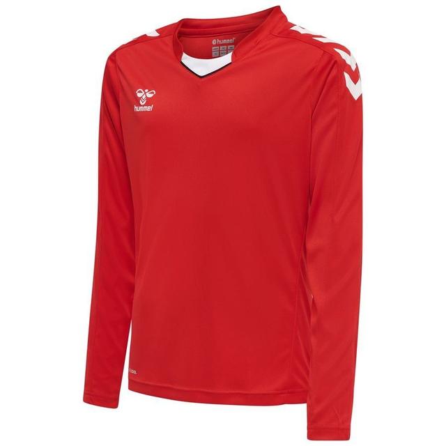 Hummel Playershirt Core L/s - True Red Kids, size 116 cm on Productcaster.