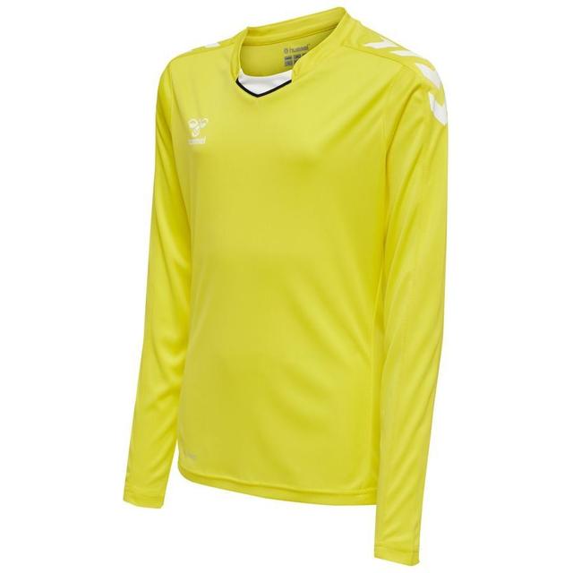 Hummel Playershirt Core L/s - Blazing Yellow Kids, size 128 cm on Productcaster.