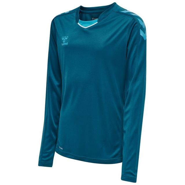 Hummel Playershirt Core L/s - Blue Coral Kids, size 116 cm on Productcaster.